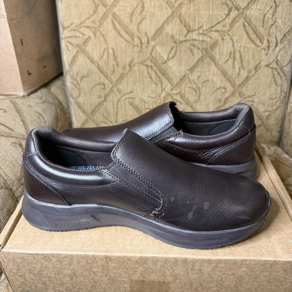 Kuru Kivi 2 Triple Brown Men's Size 10 Classic Walking Leather Slip-On Shoes